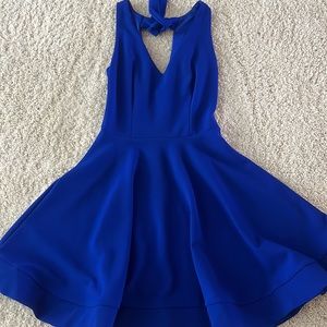Juniors royal blue dress, size 5/6